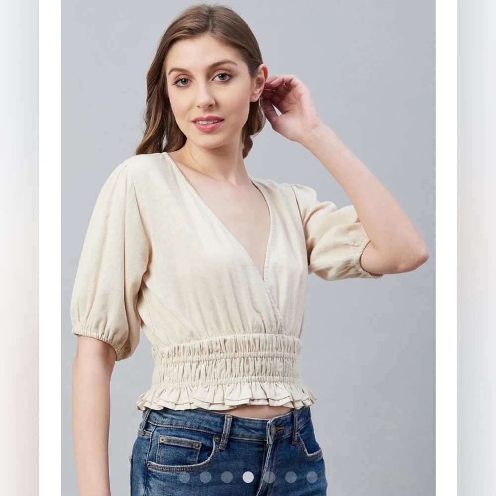 🖐️ 5 for $25: Sim & Sam Linen Top